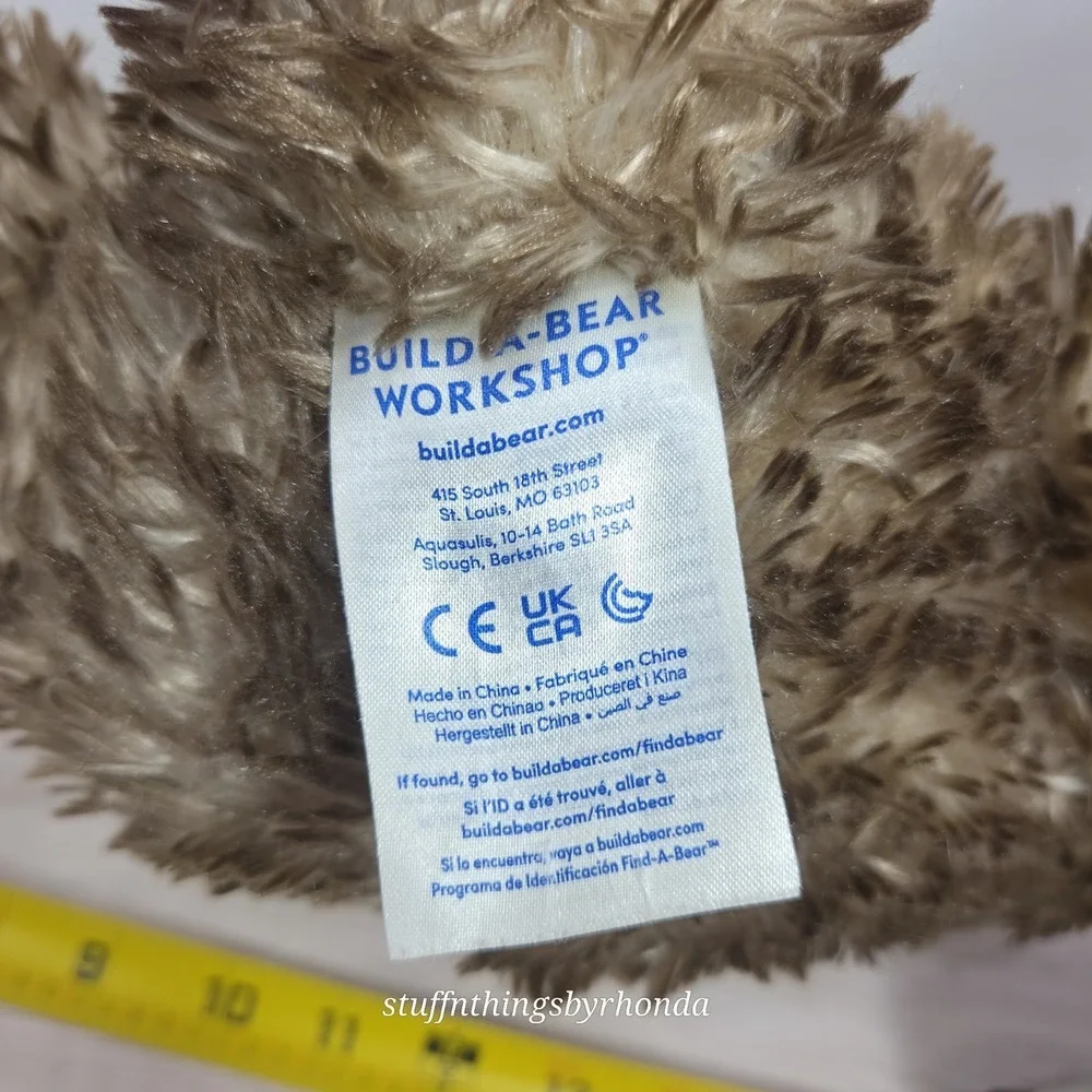Build-A-Bear‎ Workshop - Brown Sloth Soft Plush, Stuffed Animal Toy